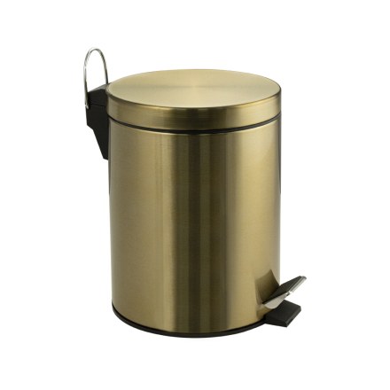 Ведро из нержавеющей стали под ЗОЛОТО 5л код 105-G