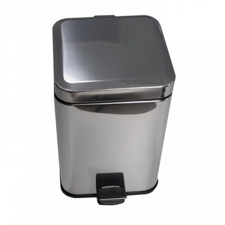 САНАКС – Ведро из нержавеющей стали с педалью 6л код 10806