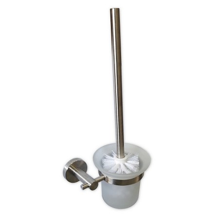 Ёрш для унитаза стеклянный из нержавеющей стали GFmark 80162