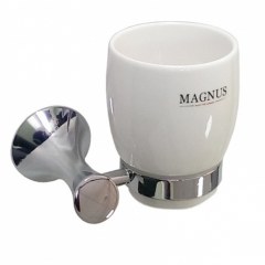 Стакан керамический с креплением к стене MAGNUS 85005