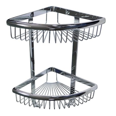 Полка двойная угловая овальная MAGNUS 85341