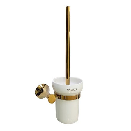 Ёрш для унитаза с креплением к стене под ЗОЛОТО MAGNUS 96162