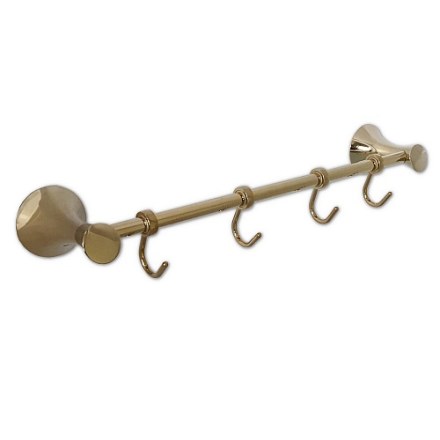 Вешалка с четырьмя крючками под СВЕТЛОЕ ЗОЛОТО MAGNUS 97205