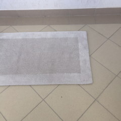 Коврик хлопковый в ванную 60X60 кремовый QUATRO ПОЛЬША 850255
