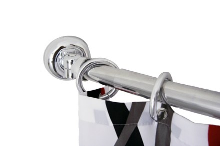 Карниз дугообразный универсальный для ванной хром 00900