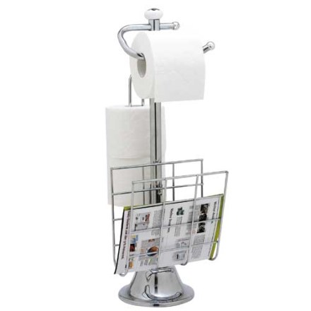 Подставка для туалетной бумаги с газетницей TESTRUT 280837