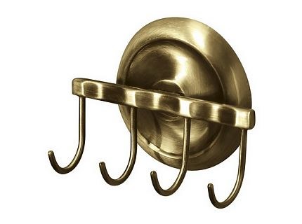 Вешалка на 4 крючка BISK DECO 02214
