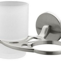 СТАКАН ДВОЙНОЙ ДЛЯ ЗУБНЫХ ЩЕТОК BISK СЕРИЯ VIRGINIA 72081