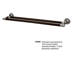 ПОЛОТЕНЦЕДЕРЖАТЕЛЬ ДВОЙНОЙ Коллекция: MADAGASKAR 00980