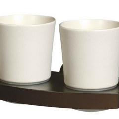 СТАКАН С ПОДСТАВКОЙ ДВОЙНОЙ Коллекция: MADAGASKAR 00969