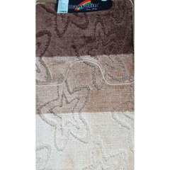 Коврик в ванную SILVER двойной КОРИЧНЕВЫЙ