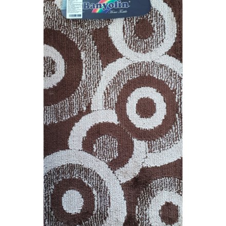 Коврик в ванную CLASSIC MULTI одинарный КОРИЧНЕВЫЙ 00261