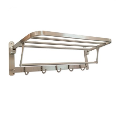 Полка для полотенца двойная складная GFmark 80145