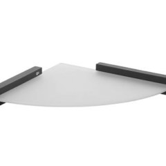Полка угловая FUTURA BLACK 02956