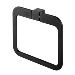 Вешалка для полотенца овальная FUTURA BLACK 02969