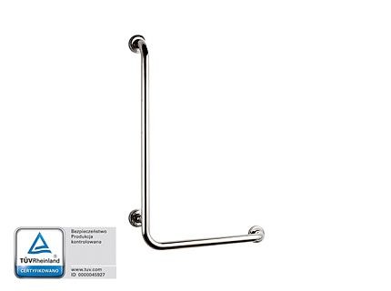 ПОРУЧЕНЬ В ВАННУ ИЗОГНУТЫЙ “L” MASTERLINE ” PRO” 04785 ХРОМ