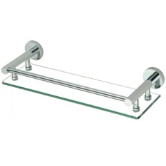 Полка стеклянная одинарная 40 см Savol S-408791