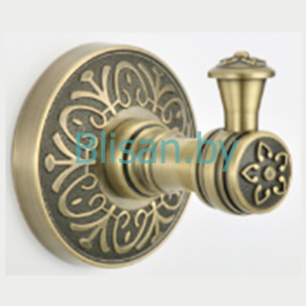 Крючок одинарный SAVOL бронза S-005853C