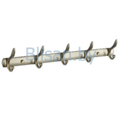 Планка с 5 крючками S-C00115 бронза