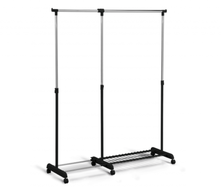 Вешалка Sheffilton SHT-WR2-1 хром/черный