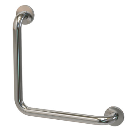 Поручень угловой из нержавеющей стали хромированный BRIMIX 946