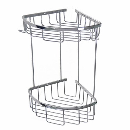 Полочка угловая 18 см, из нержавеющей стали САНАКС 75250