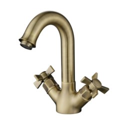 Смеситель KAISER Cross 41011-1 Bronze для раковины