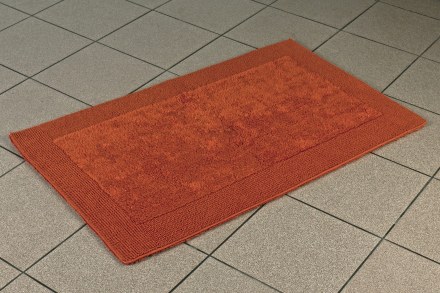 Коврик хлопковый в ванную QUATRO 130Х70 ТЕРРА