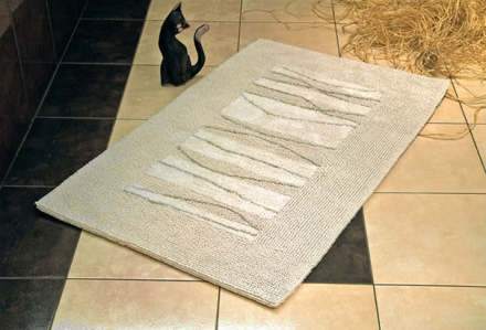 Коврик хлопковый в ванную GAJA 160X80 кремовый
