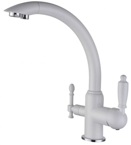 Смеситель для кухни под фильтр Kaiser Vincent 31244-10 White