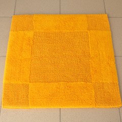 Коврик хлопковый в ванную LIDO 60X60 ЖЕЛТЫЙ