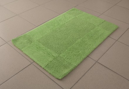 Коврик хлопковый в ванную LIDO 60X60 салатовый