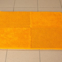 Коврик хлопковый в ванную KARO 75X50 желтый