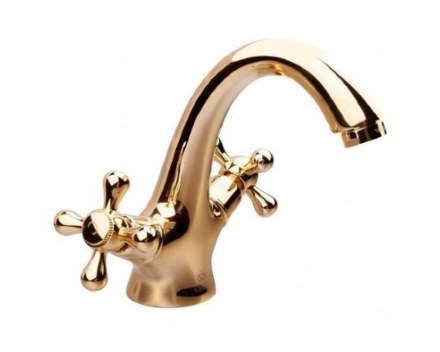 Смеситель для умывальника Kaiser – Carlson Style 44311-3 Gold