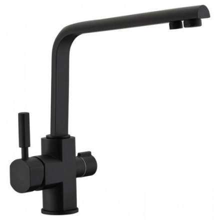 Смеситель для кухни под фильтр Kaiser Decor 40144-9 Black