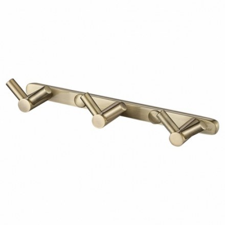 Планка с 3-мя V-крючками Kaiser H0033 Bronze