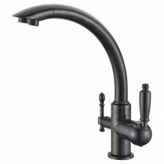 Смеситель для кухни под фильтр Kaiser Vincent 31244-5 Black Pearl