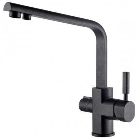 Смеситель для кухни под фильтр Kaiser Decor 40144-2 Black