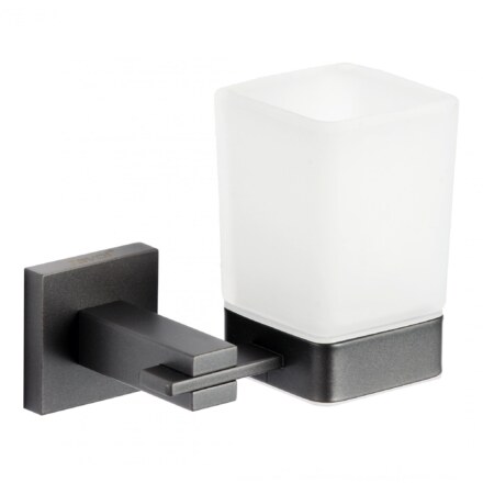 Стакан Savol S-06558Q стеклянный с настенным держателем