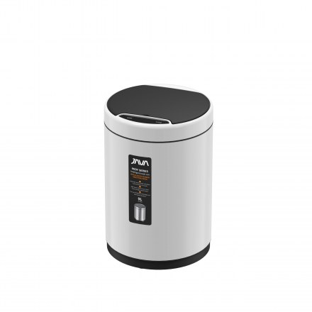 Сенсорное ведро 9 л White 882-9W