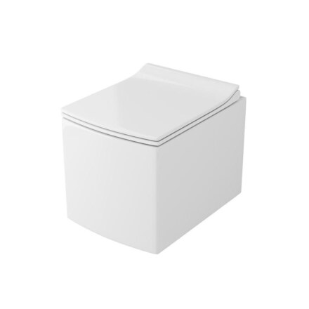 Унитаз подвесной безободковый OWL Cube Ruta-H с сиденьем DP микролифт