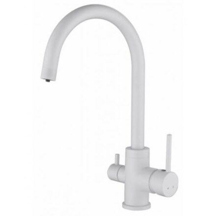Смеситель для кухни под фильтр Kaiser Merkur 26744-4 White