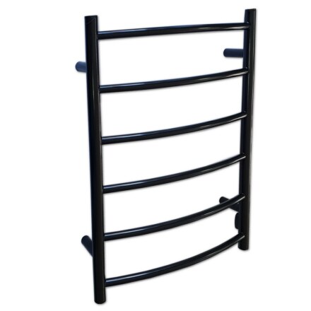 Полотенцесушитель ЧЁРНЫЙ, электрический 200BK109AW6s