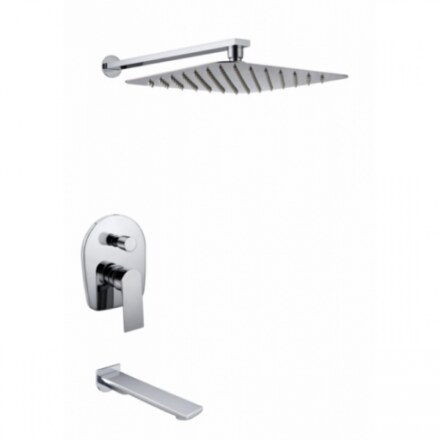 Душевая система скрытого монтажа Kaiser Linear 59077 с верхним душем