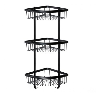 Полка угловая тройная латунь KHH-005854