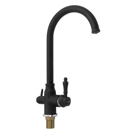 Смеситель кухонный ЧЁРНЫЙ MAGNUS 8241