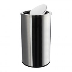 Ведро для мусора крышка-качели 35 л. нержавеющая сталь 11234