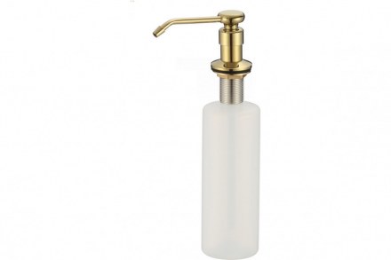 Врезной в мойку дозатор золото КY003В