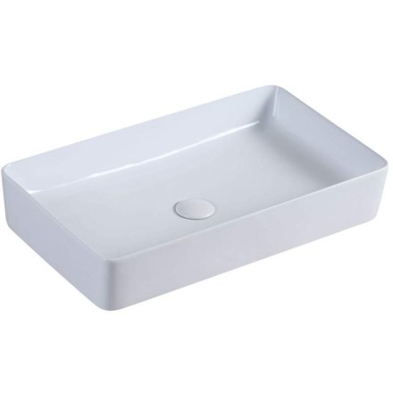 Умывальник накладной UPTREND Athena 61,5×34,5 глянцевый белый TR41206