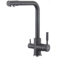 Смеситель для кухни Savol с фильтром, черный S-L1801H